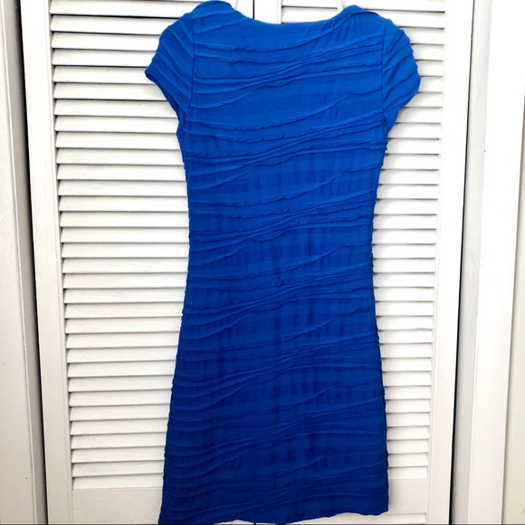 GUESS Blue Mini Dress, XS - Picture 2 of 4